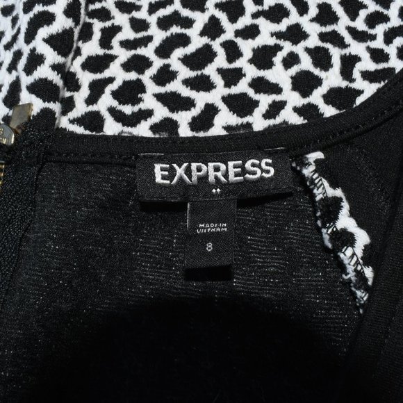 EXPRESS Multicolored Dress size 8 - Picture 5 of 5